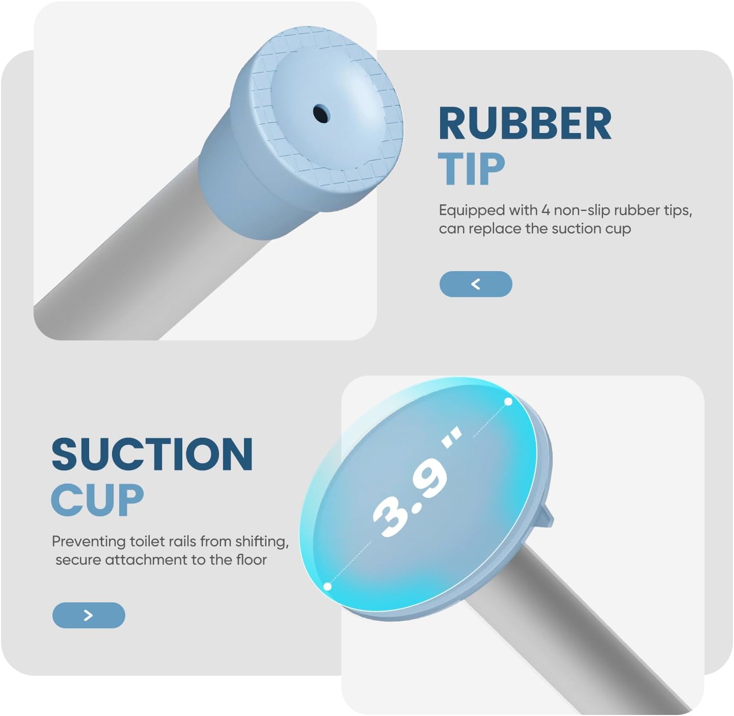 Allvibrant Toilet Safetly Rail