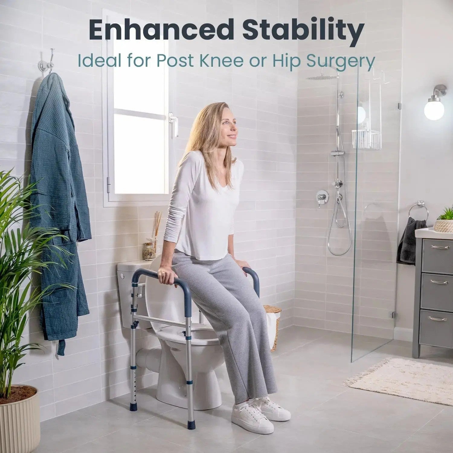 Allvibrant Toilet Safetly Rail (350lb)