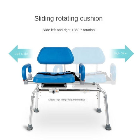 Allvibrant Swivel Tub Transfer Bench