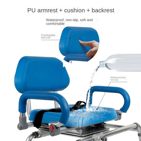 Allvibrant Swivel Tub Transfer Bench